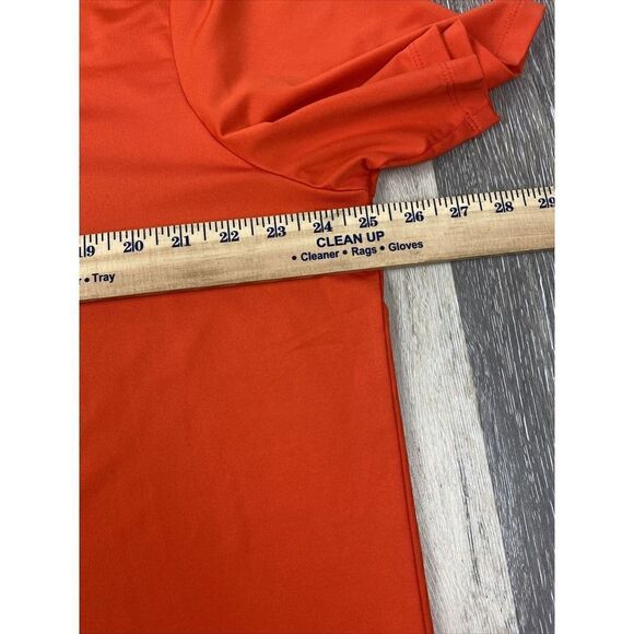 Ralph Lauren RLX Golf Polo Shirt Mens Extra Large Orange Short Sleeve Stretch - Picture 7 of 10